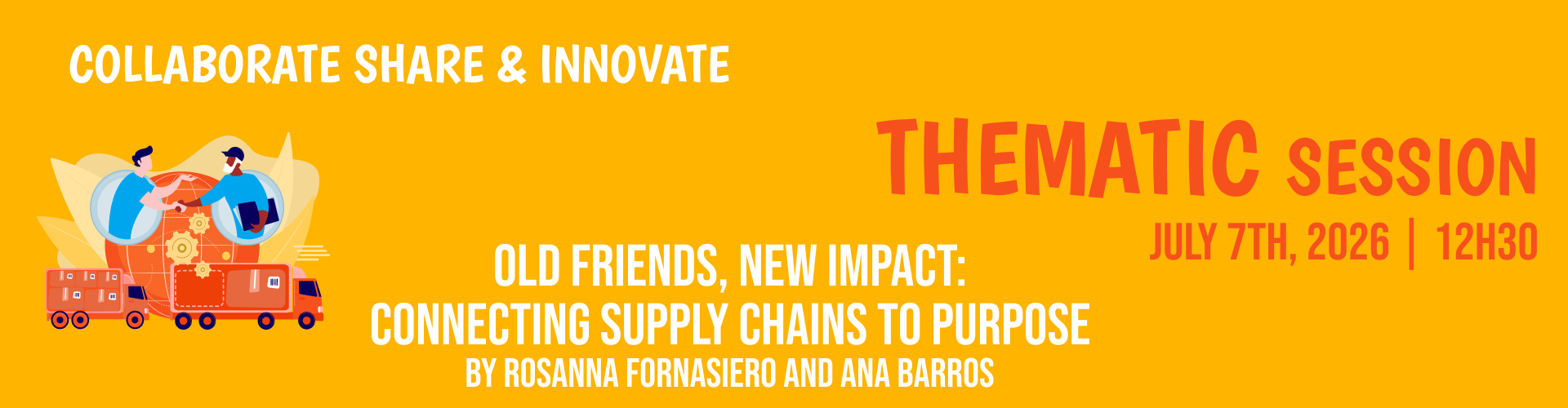Old Friends, New Impact – Connecting Supply Chains to Purpose Banner