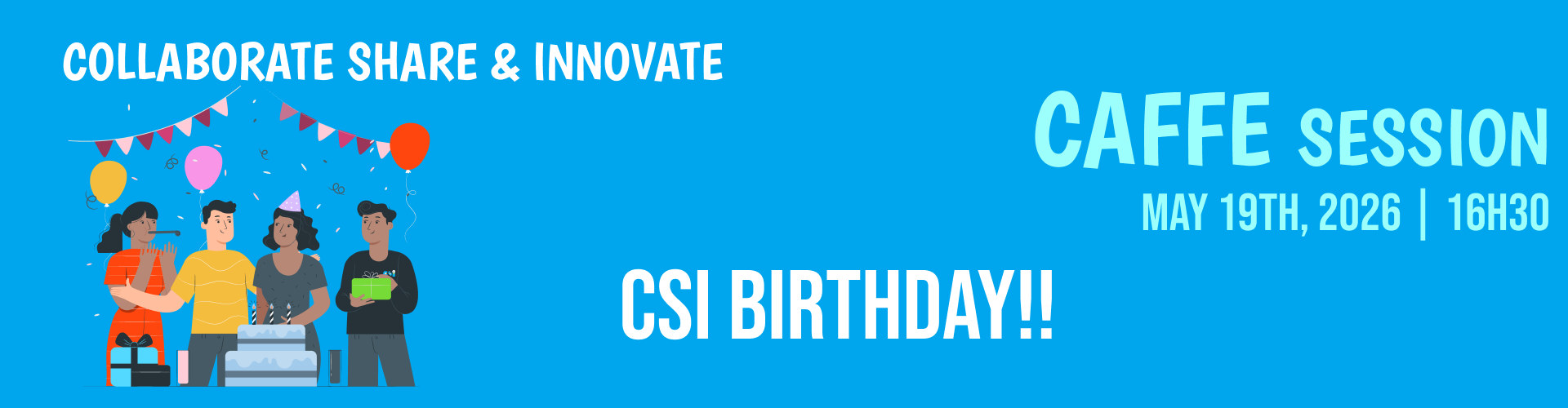 Aniversário CSI Banner