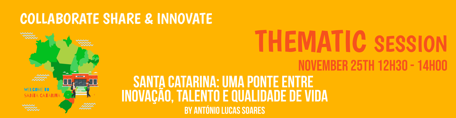 Santa Catarina: Uma Ponte Entre Inovação, Talento e Qualidade de Vida Banner